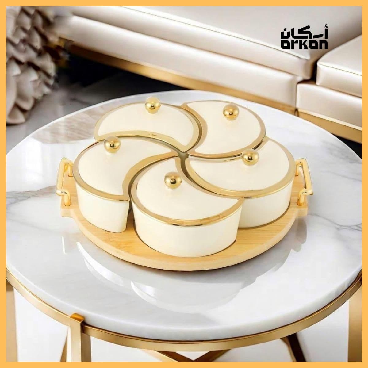 Snack Serving Set (5 Pieces) Blossom