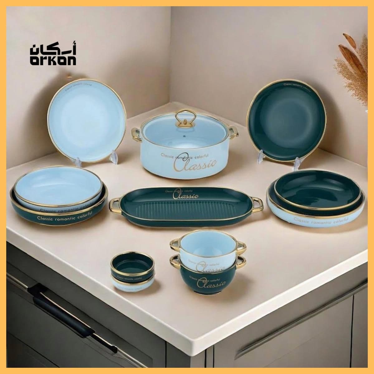 Dinner Set (30 Pieces) Multi Color