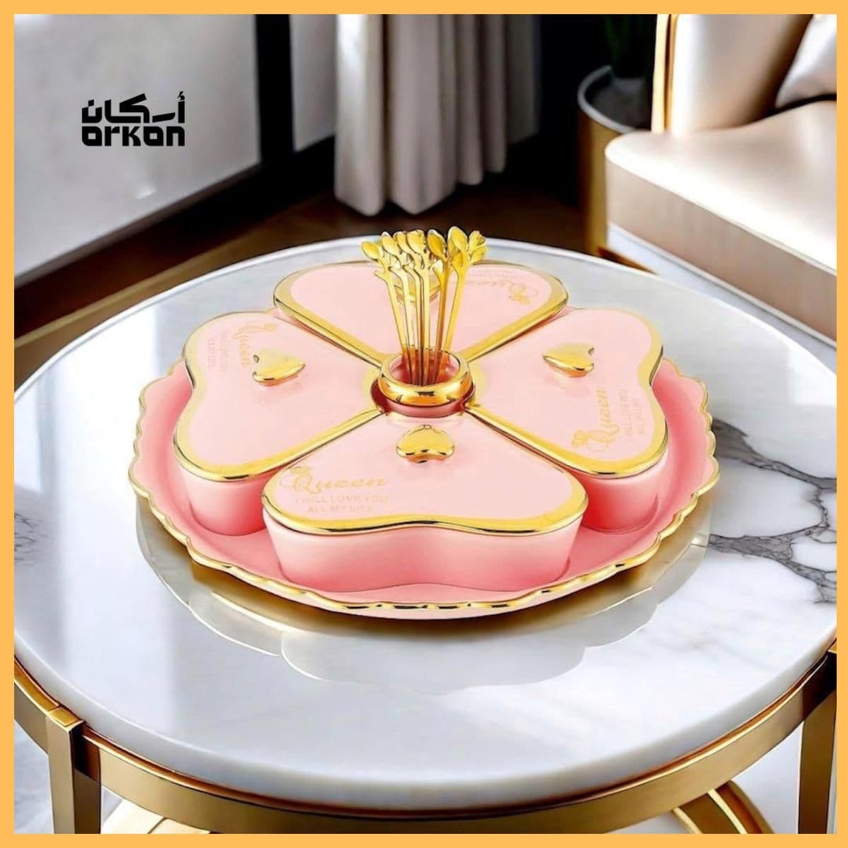 Snack Serving Set (4 Pieces)