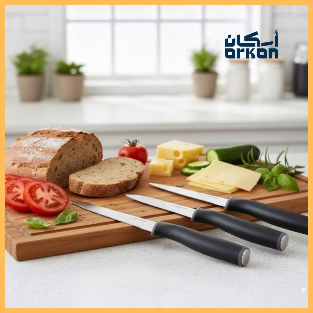 Arshia Knife Set 3 Pieces - 3655