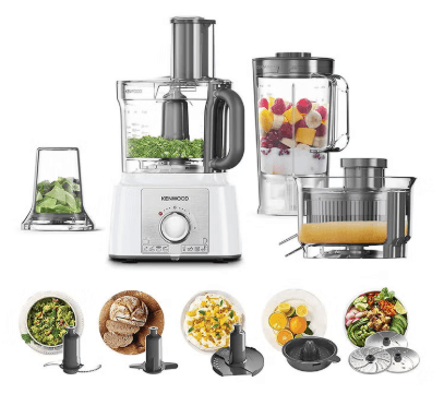 KENWOOD Food Processor 3 L (1000 W) 6 Device Functions