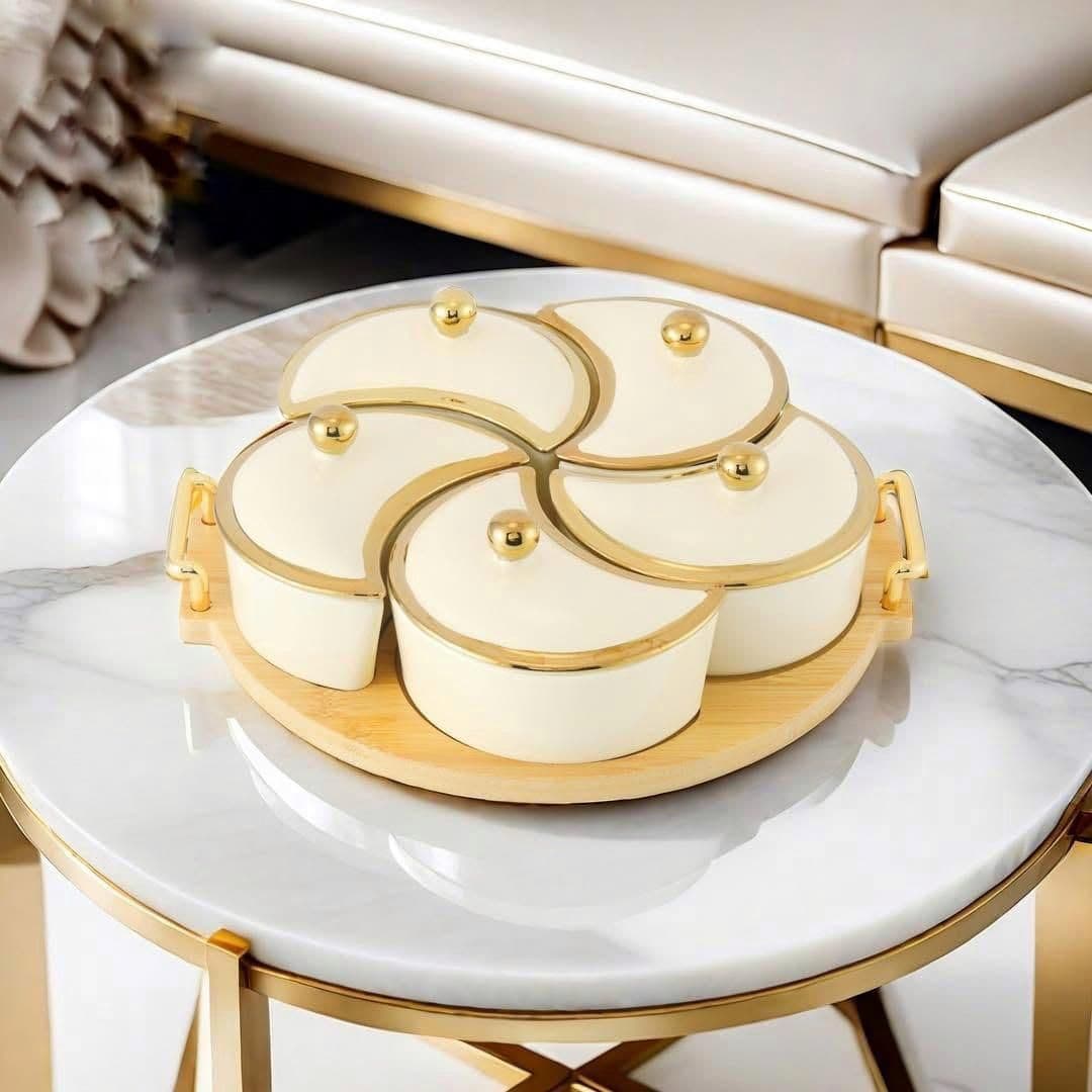 Snack Serving Set (5 Pieces) Blossom